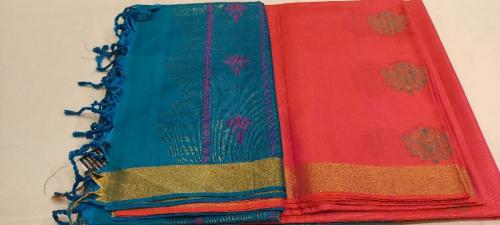 SOFT SILK SAREE WITH BLOUSE
